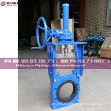 Slurry Knife Gate Valve with Bevel Gear Pneumatic Electric
